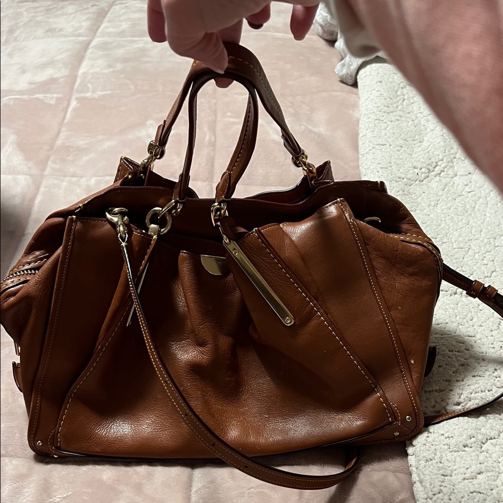 Coach Brown Leather Satchel